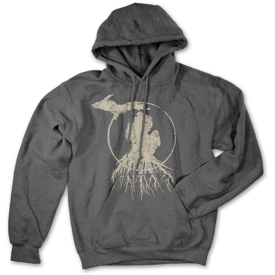 MI Roots - Unisex Heather Hooded Sweatshirt