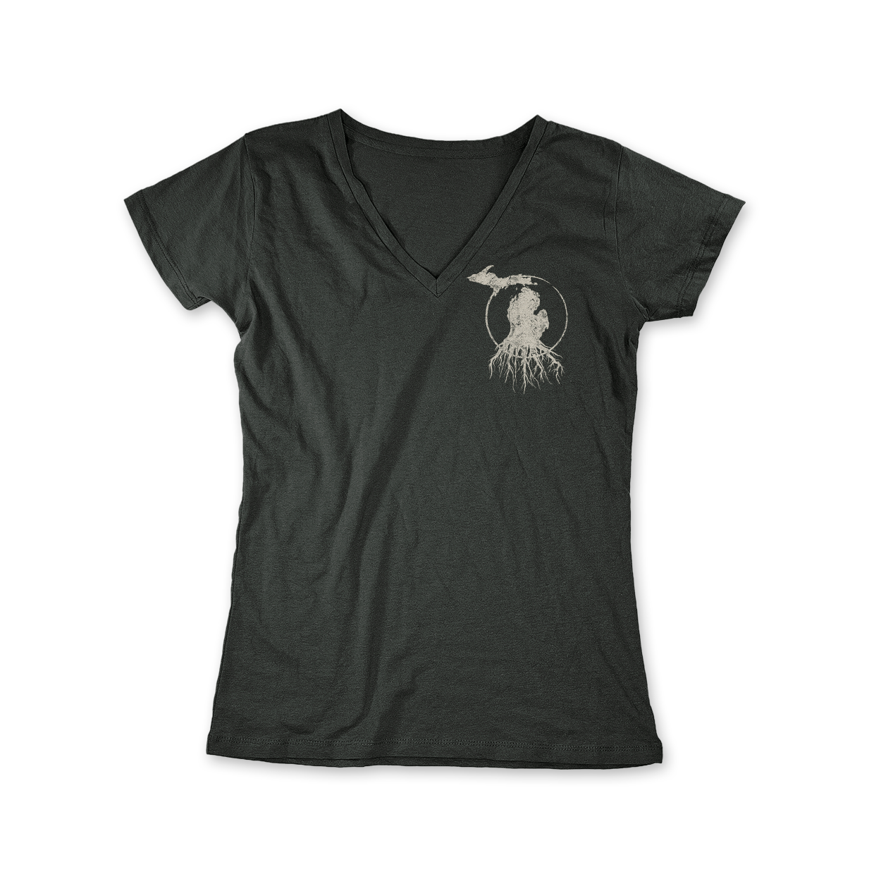 MI Roots - Ladies' V-Neck