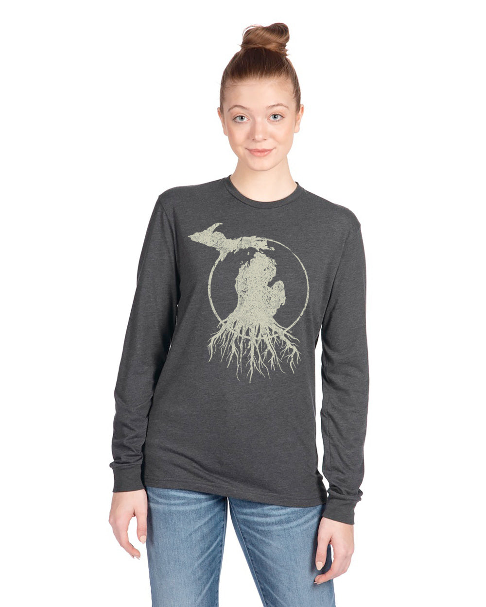 MI Roots - Unisex Heather Long Sleeve