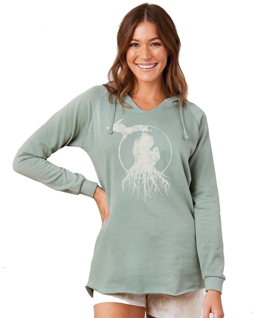 MI Roots - Ladies' Beach Fleece