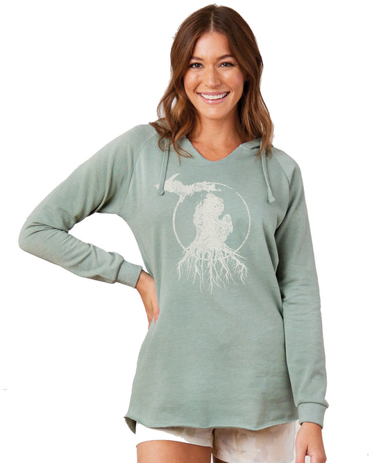 MI Roots - Ladies' Beach Fleece