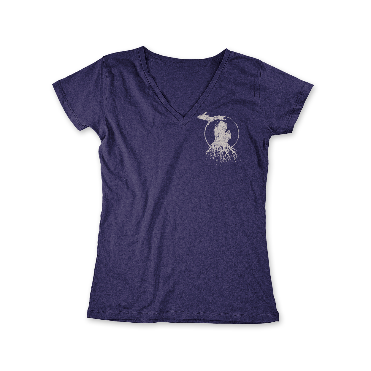 MI Roots - Ladies' V-Neck