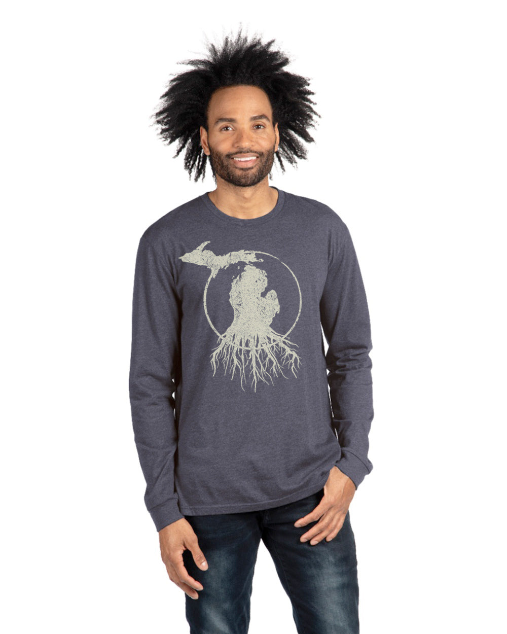 MI Roots - Unisex Heather Long Sleeve