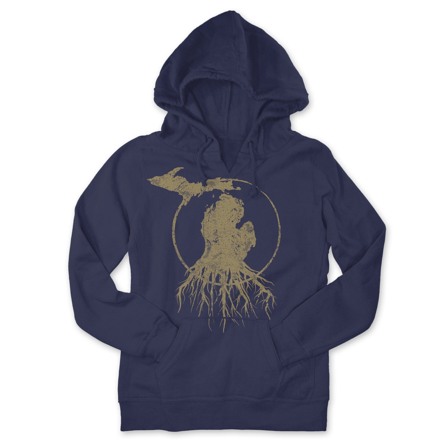 MI Roots - Ladies' V-Notch Pullover Hoodie