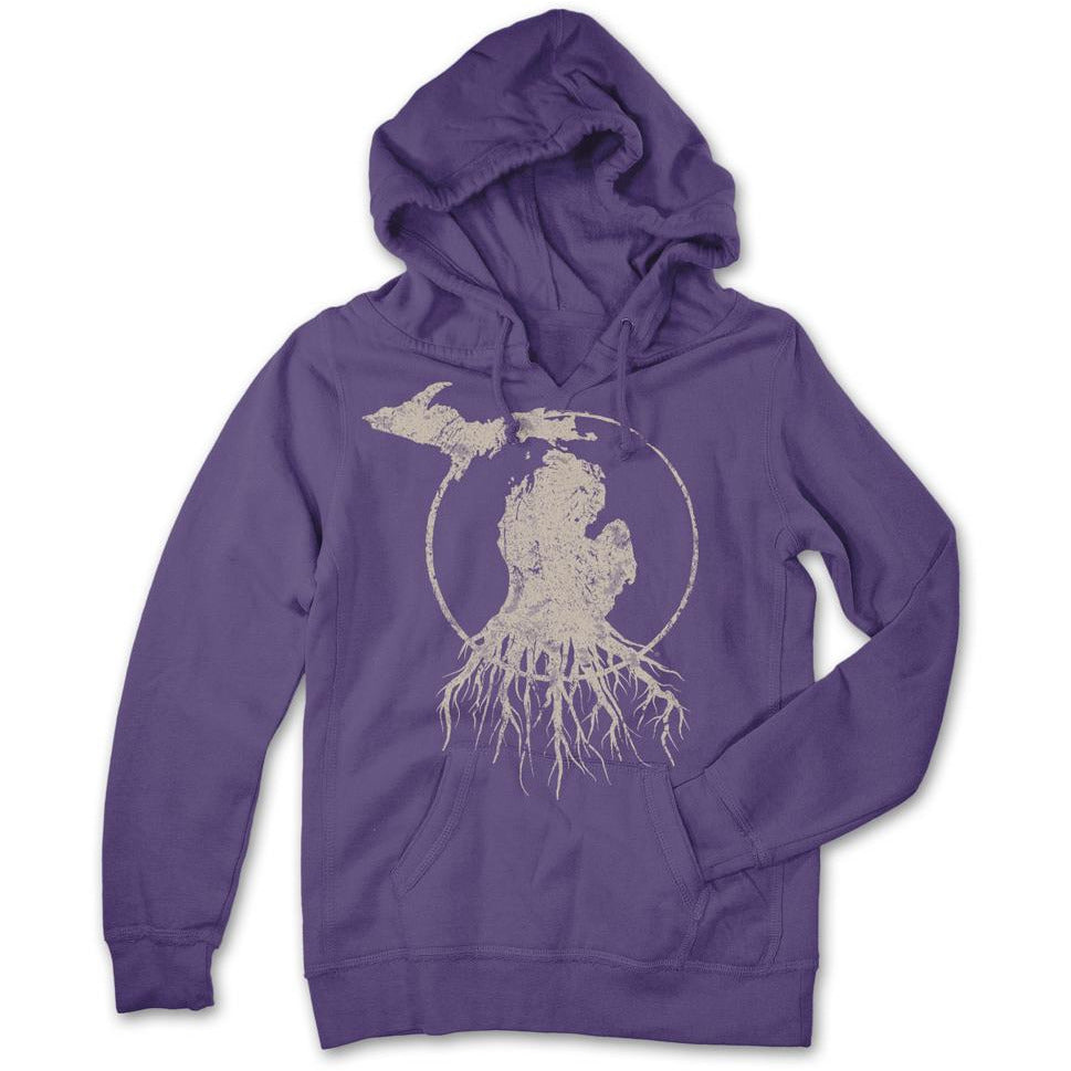 MI Roots - Ladies' V-Notch Pullover Hoodie