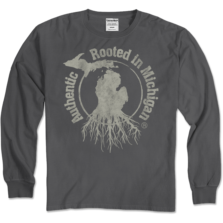 ウェア ovy Heavy Cotton Classic Rugger Shirt Authentic - Unisex Heavyweight Long Sleeve – Rooted in Michigan